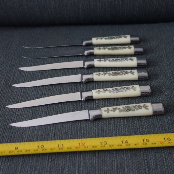 Set of Six(6) Stainless Steel Knives with Box - Picture 12 of 16